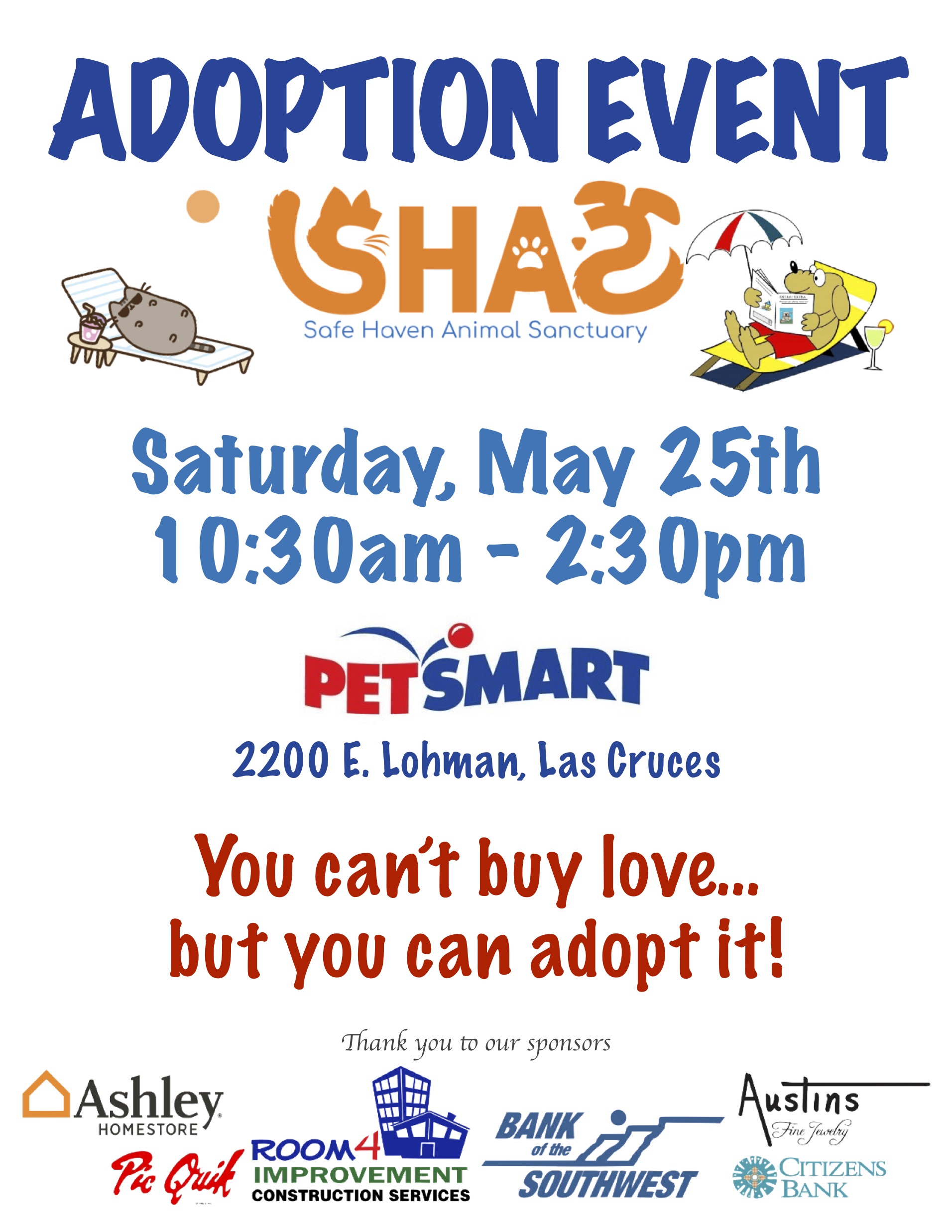 Pet Smart Adoption Event Safe Haven Animal Sanctuary